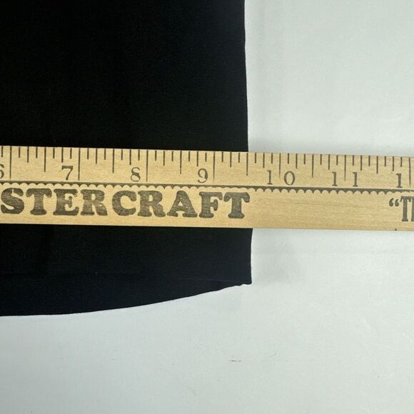 Avenue Pull On‎ Straight Leg Dress Pants Womens 18P Black Tummy Control Stretch - Picture 9 of 11